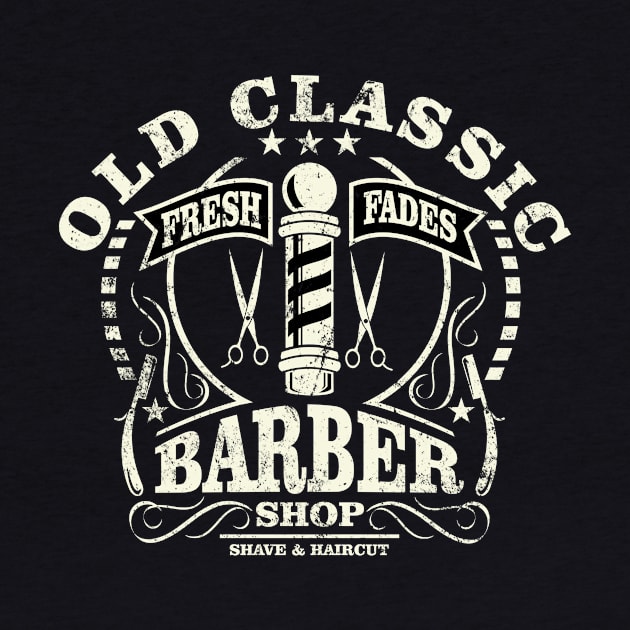 Old Classic Barber Shop by ChapulTee